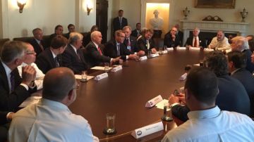 La reunión se realizó en la Casa Blanca este jueves.