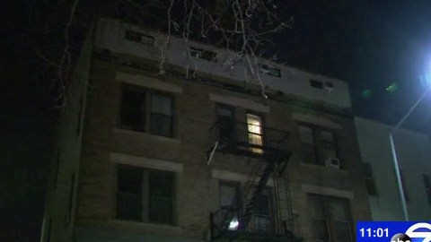 La tragedia se reportó en en el 57 de la calle Grove.