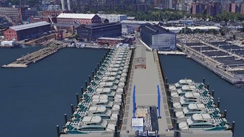 Este es el prototipo del Citywide Ferry que comenzará a operar este verano