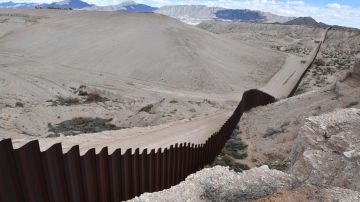 El muro que ya existe en algunos puntos de la frontera es metálico, aunque hay otras partes de concreto o mixtas.