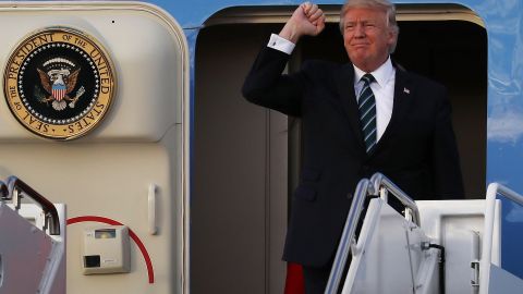 El presidente Trump acusó a Alemania de tener una amplia deuda con la OTAN.