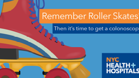 Para captar la atención y aumentar la concientización entre el grupo de edad en riesgo, se están usando imágenes que crean nostalgia como la de patines de cuatro ruedas.