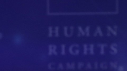 Katy Perry durante la gala "Human Rights Campaign".
