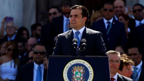Ricardo Roselló, gobernador de Puerto Rico.