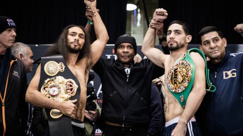 Keith Thurman (izq.) es favorito por poco ante Danny García  para el pleito del sábado en Barclays Center.