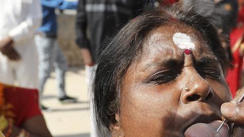 sacrificio diosa Mariamman