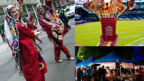 Todas los colores, culturas y sabores salen a la calle este fin de semana... si el clima lo permite.