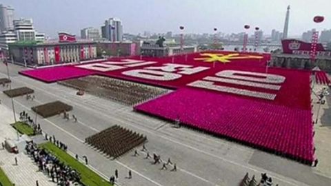 Corea del Norte celebró este sábado su "Día del Sol".