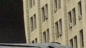 Manifestantes en Foley Square por el "Denim Day".