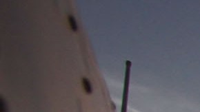 El avistamiento sucedió poco antes de la puesta del sol en el Golfo de México a unas 80 millas de Nueva Orleans.