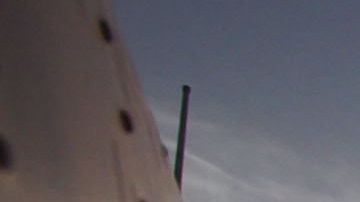 El avistamiento sucedió poco antes de la puesta del sol en el Golfo de México a unas 80 millas de Nueva Orleans.