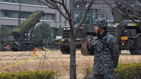 Japón tiene preparadas sus bases militares ante cualquier ataque de Corea del Norte.