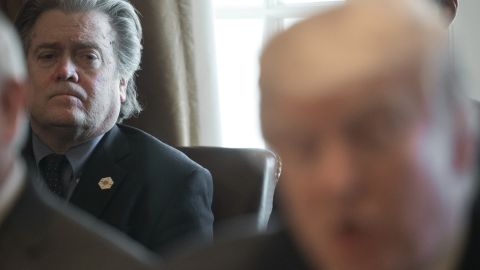 Steve Bannon es el asesor central del presidente Trump.