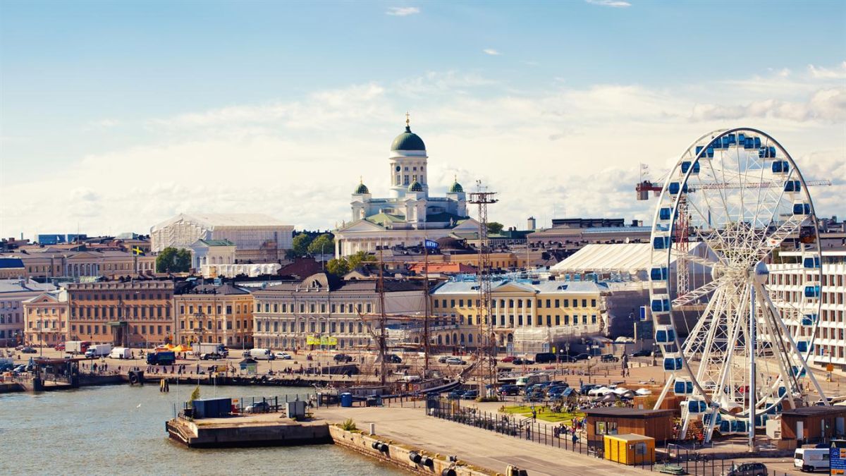 Helsinki, la capital de Finlandia.