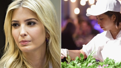 Angela Dimayuga (derecha) no quiere estar ligada a la marca de Ivanka Trump.