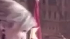 El video del tierno momento fue compartido en redes sociales.