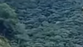 La joven antes de salta en bungee.