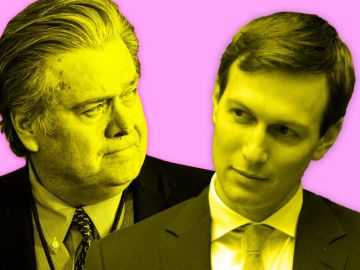Steve Bannon y Jared Kushner son figuras centrales en la Casa Blanca.