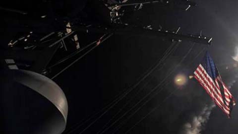 La acción de Estados Unidos fue en respuesta al ataque con armas químicas del gobierno sirio.