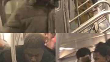 Estos son los sujetos involucrados en el ataque en el tren J y buscados por la Policía.