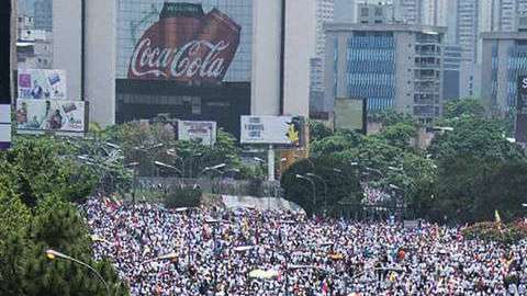Los venezolanos tomaron las calles en marchas contra el presidente Nicolás Maduro.