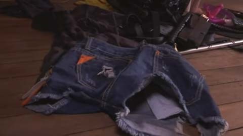 Ropa de menores fue hallada en el apartamento.