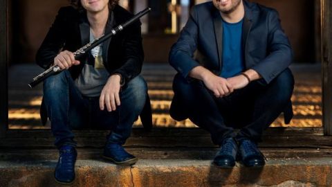 Carlos Cano y Hernán Milla presentan en Nueva York el disco ‘Por la rivera de Paquito’.