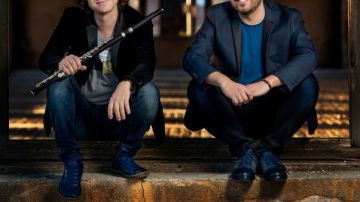 Carlos Cano y Hernán Milla presentan en Nueva York el disco ‘Por la rivera de Paquito’.