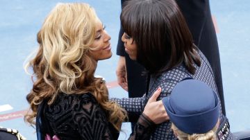 Beyoncé y Michelle Obama en 2013, en la segunda toma de posesión del presidente Barack Obama.