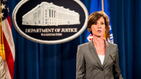 Sally Yates acudirá al Congreso la siguiente semana.