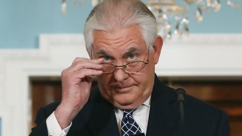 El secretario de Estado, Rex Tillerson, se reunió con diplomáticos asiáticos.