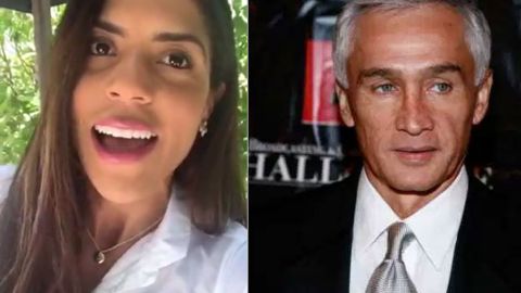 Francisca Lachapel y Jorge Ramos.