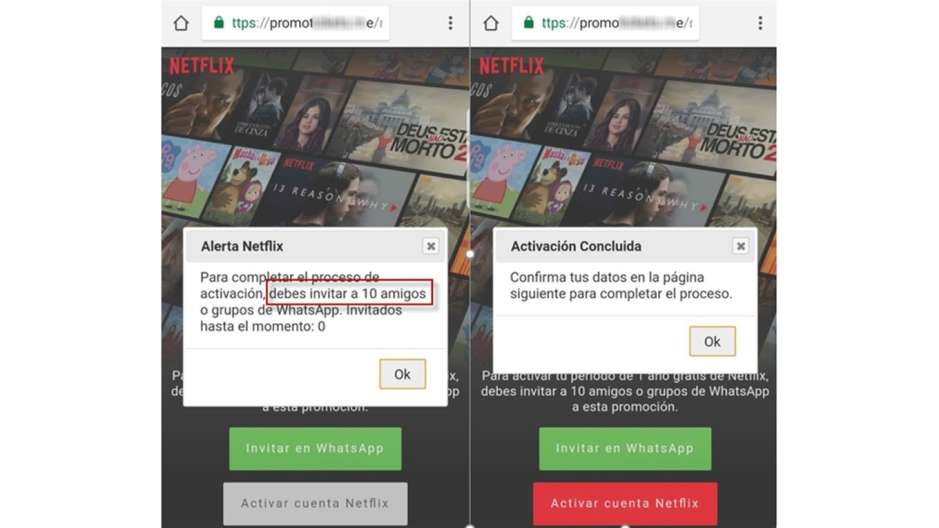 estafa netflix