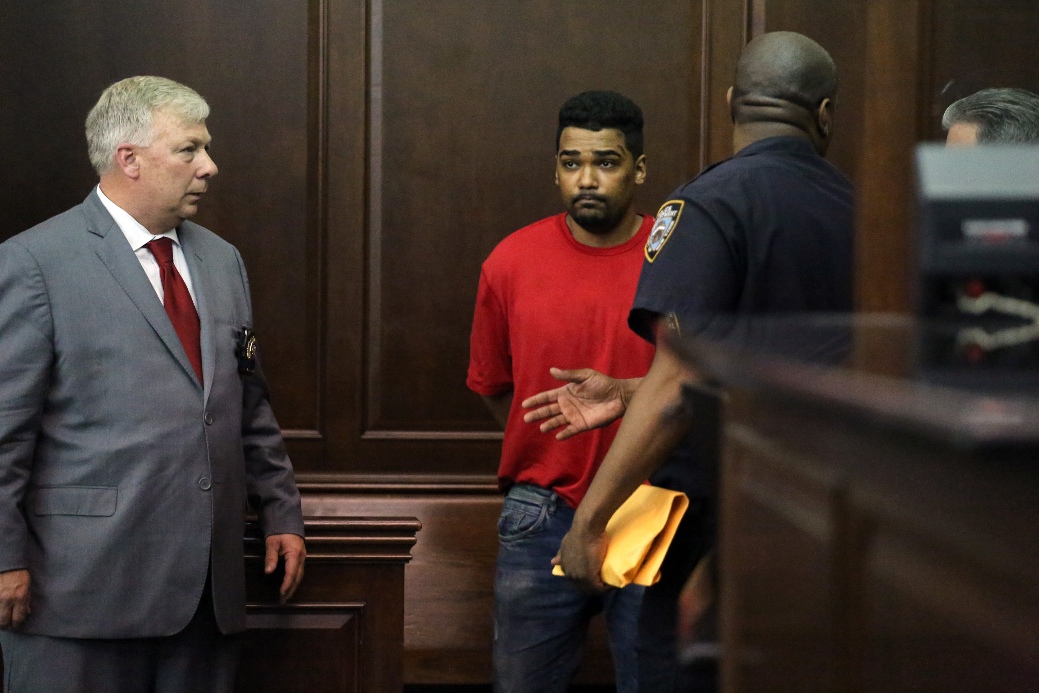 Richard Rojas compadece ante la corte en la Corte Criminal de Manhattan. Foto: Jefferson Siegel/ NY Daily News POOL.