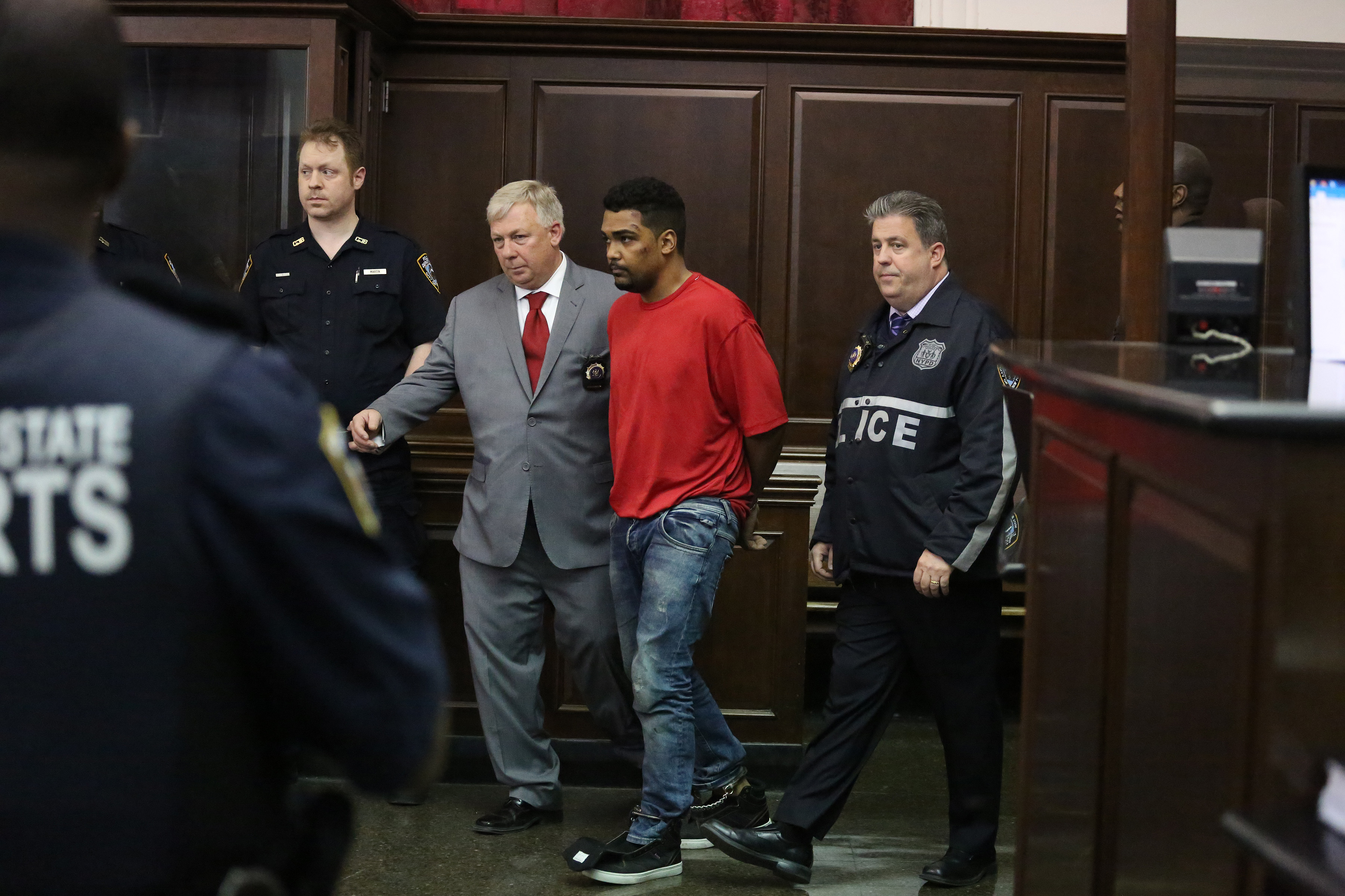 Richard Rojas compadece ante la corte en la Corte Criminal de Manhattan. Foto: Jefferson Siegel/ NY Daily News POOL.