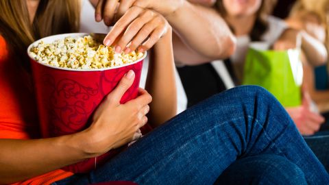 pareja cine