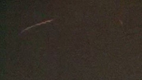 Las imágenes se captaron a las 12:33 am.