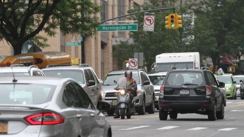 Trafico de carros en Manhattan.