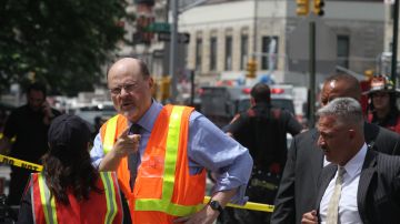 Presidente de la MTA Joe Lhota. Descarrilamiento del tren A en la estacion 125 en Harlem, deja a 30 usuarios heridos y a centenares sin servicio.