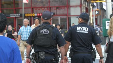 La fuerza del NYPD se prepara para la seguridad en la Gran Manzana.