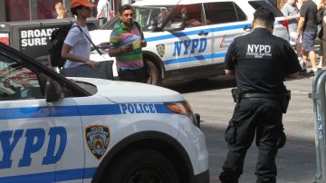 La fuerza del NYPD se prepara para la seguridad en la Gran Manzana.