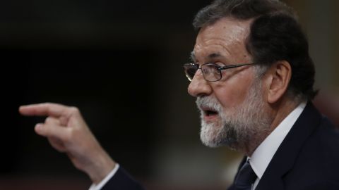 Rajoy expresó su frase en el Congreso.