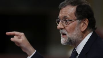 Rajoy expresó su frase en el Congreso.