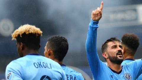 David Villa hizo un doblete y llevó de la mano a su equipo a la victoria en un nuevo partido para enmarcar.