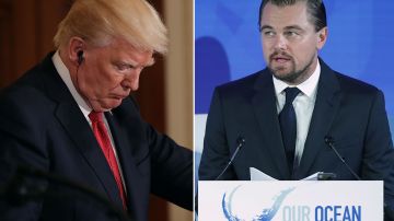 El presidente Trump retiró a EEUU del Acuerdo de París, acción criticada por DiCaprio.