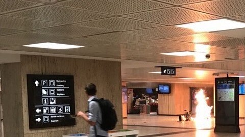 El inmueble fue evacuado.