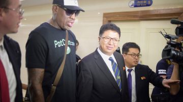 Rodman ya se encuentra en Corea del Norte.