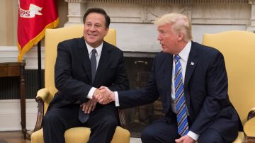 El presidente Trump recibió a su homólogo de Panamá en la Casa Blanca.