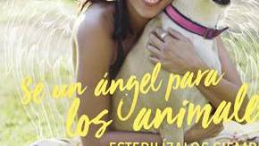 La actriz mexicana es la nueva cara de la campaña de PETA a favor de la esterilización de los animales.