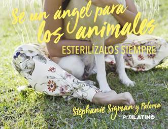 La actriz mexicana es la nueva cara de la campaña de PETA a favor de la esterilización de los animales.